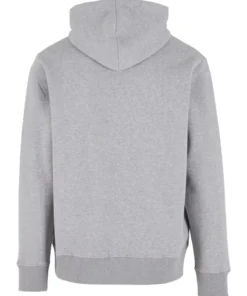 Bruno Banani Logo Print Hoodie Grey Color Backlook