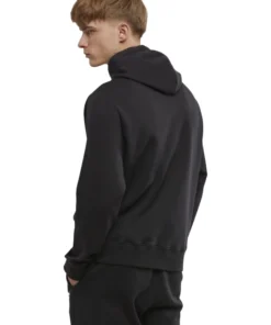 Bruno Banani Logo Print Hoodie Black Color Front look