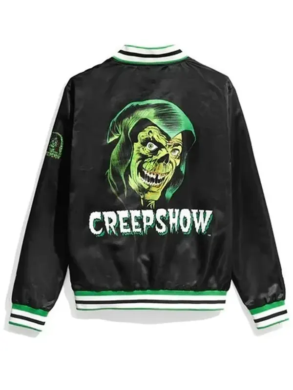 Creepshow Halloween Retro Black Jacket BackLook