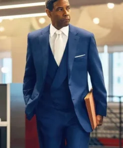 Denzel Washington Highest 2 Lowest Blue Suit