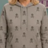 Leanne Kristen Johnston Skull Print Hoodie