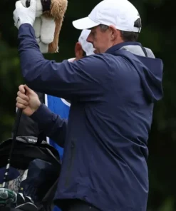 Rory McIlroy Amgen Irish Open 2025 Rain Jacket BackLook