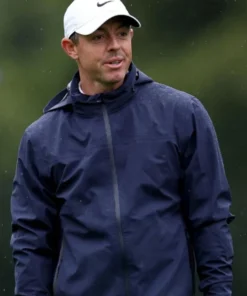 Rory McIlroy Amgen Irish Open 2025 Rain Jacket Front Look