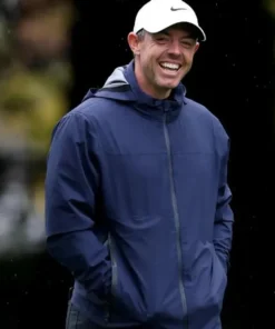Rory McIlroy Amgen Irish Open 2025 Rain Jacket Front Look
