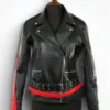 Shadow The Hedgehog Black Leather Costume Jacket