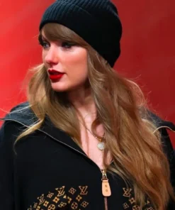 Taylor Swift Louis Vuitton Monogram Jacquard Knit Jacket