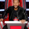The Voice John Legend Black Leather Jacket