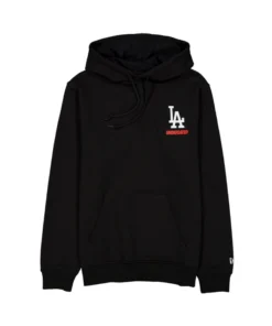LA Dodgers hoodie black front view