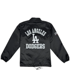 Los Angeles Dodgers Starter Coaches Black Jacket