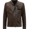 Star Wars TFA Han Solo Leather Jacket for men – classic brown leather outerwear