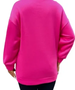 Trendy Pink Nirvana Sweatshirt soft cotton outfit