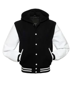 black-and-white-hooded-varsity-jacket