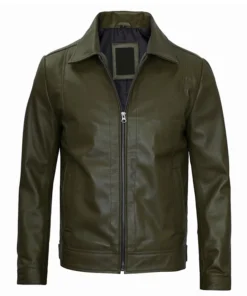 dark-green-leather-jacket