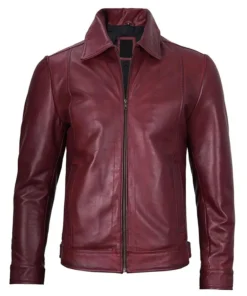 maroon-leather-jacket