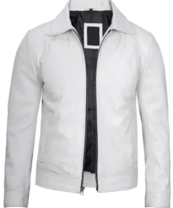 white-leather-jacket