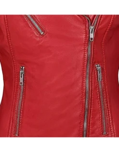 womens-red-leather-biker-jacket