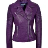 womens-purple-leather-biker-jacket