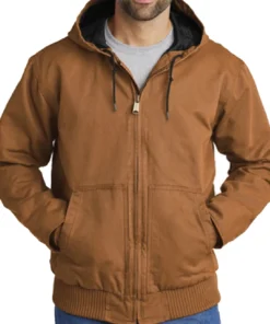 Fanum AMP YouTuber brown jacket street style. Fanum brown streetwear jacket with a cap, perfect for a casual look.