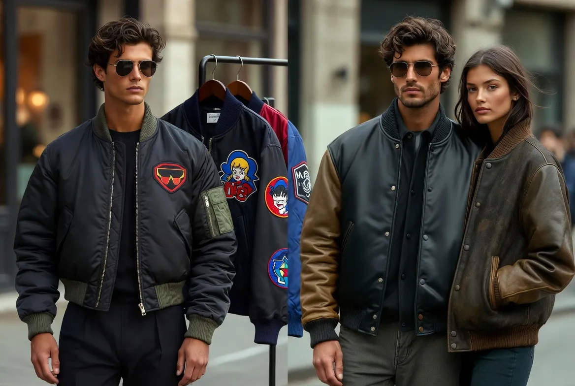 Differences in Styles between Bomber Jackets and Varsity jackets