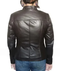 A stylish Han Solo Jacket Women edition with a sleek and modern feminine cut.