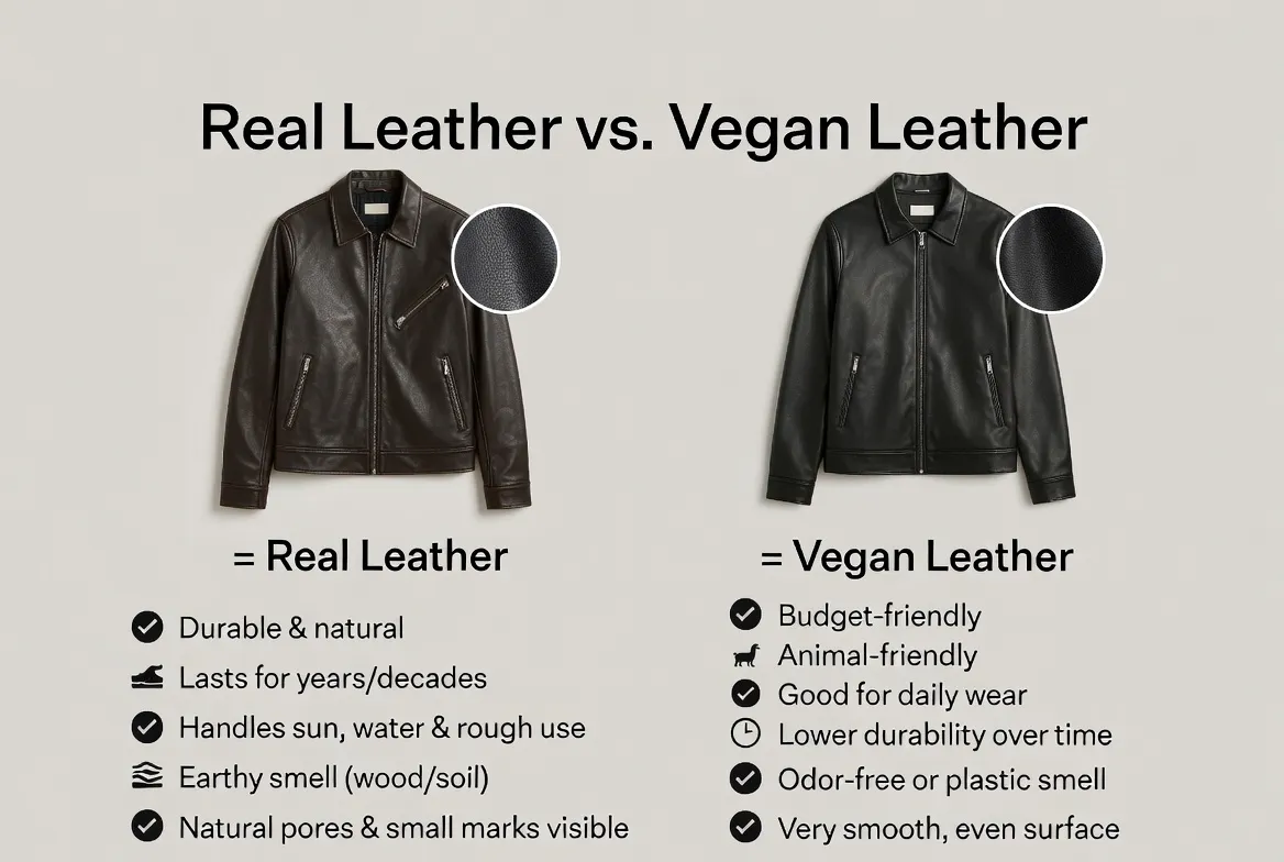 Real Leather vs. Vegan Leather