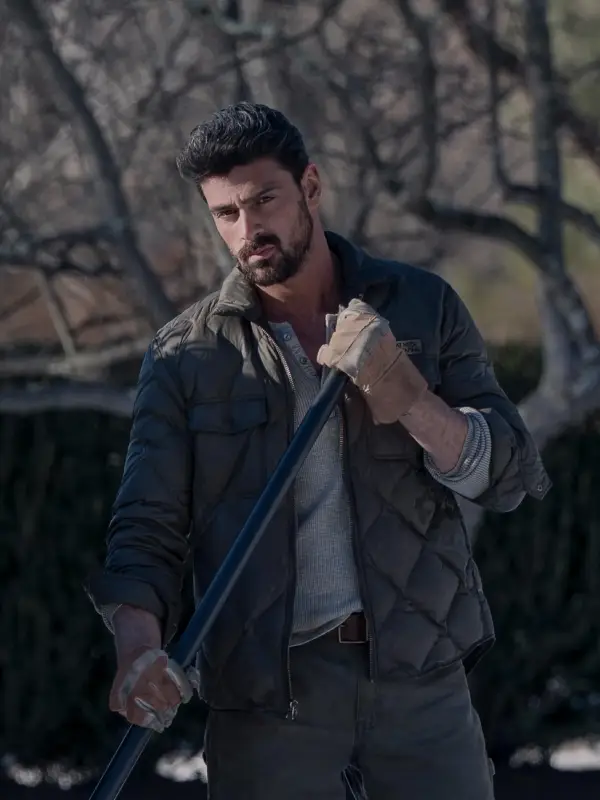 The Housemaid 2025 Michele Morrone Quilted Jacket