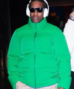 ASAP Rocky Green Puffer JKT ST