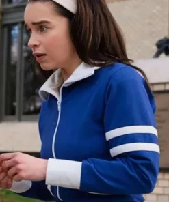 Bea Ponies Blue Jacket featuring a premium azure finish and a high-status tailored silhouette for a sharp cinematic profile.