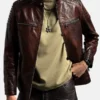 Reddish Brown Café Racer Jackets