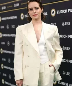 Claire Foy Off White Blazer AJ