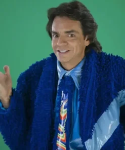 Luche Blue Jacket detailed fit display by America Jackets.