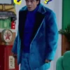 Luche Blue Fur Suit detailed tailoring by America Jackets.
