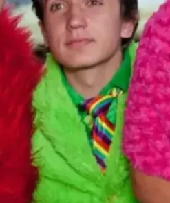 Luche Green Fur Coat full-length fit by America Jackets.