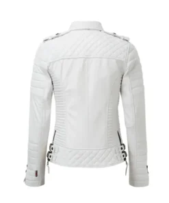 Magnuson White Leather Jacket ST