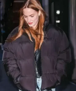 Haley Kalil Black Puffer JKT AJ