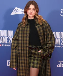 Nicole Wallace Plaid Coat AJ