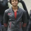 Red Scott Truman Leather Jacket AJ