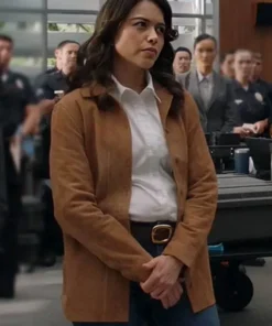 2026 Alyssa Diaz Suede Leather Jacket AJ