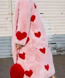 Valentines Day Heart Coat FR