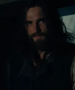 Wuthering Heights Jacob Elordi Vest featuring a sleek onyx textile and a premium tailored silhouette for a high-status cinematic profile.