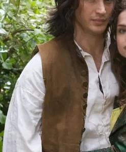 Tom Hardy Suede Vest for men featuring a rugged earth-toned finish and a premium tailored silhouette for a high-status cinematic look.