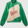 BTS Jimin Gucci Green Jacket front view showcasing the professional grade luxury fabric.