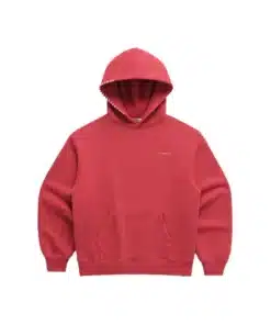 Classic Fleece Hoodie in a bold red color featuring a professional grade build and premium material integrity.