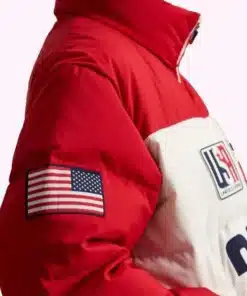 Team USA 2026 Opening Ceremony Puffer Jacket with iconic patriotic details and a warm winter design.